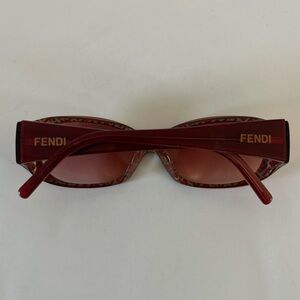 🤎SOLD🤎 Vintage Fendi Burgundy Sunglasses